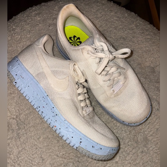 Nike Women's Air Force 1 Crater, White Pure Platinum 100 - Picture 3 of 8